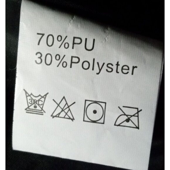 VINTAGE Women's Leather Motorcycle Jacket Med Black Floral Embroidered Zip-Up - Picture 10 of 10